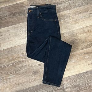 Madewell Curvy High-Rise Skinny Jean Dark Wash 28p